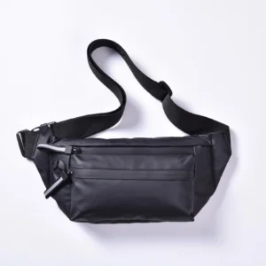 Men PU Leather Belt Bag