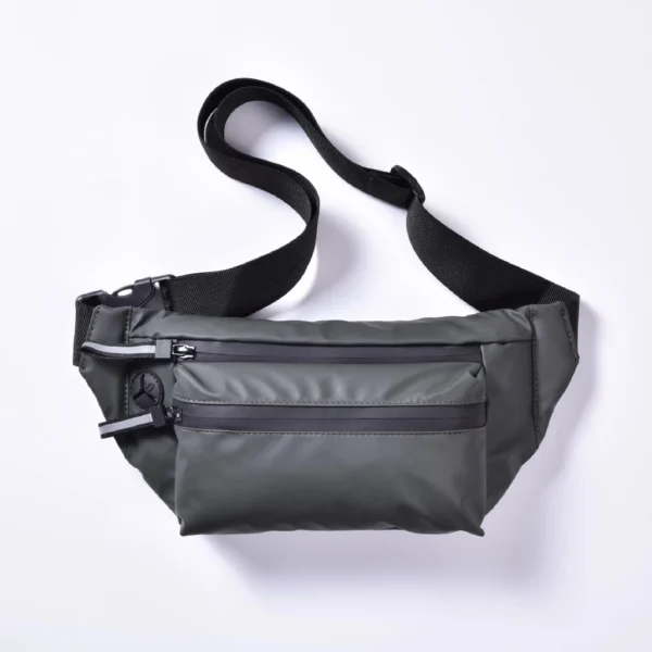 Men PU Leather Belt Bag