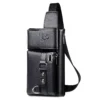 Men PU Leather Waist Bag