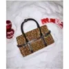 MUVA Women Leopard Pattern Sling Bag