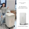 Glossy Large Capacity Trolley Luggage