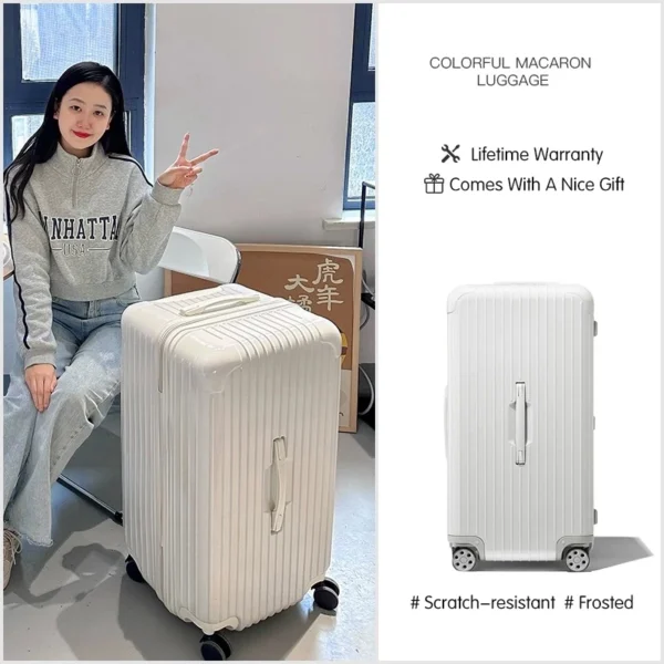 Glossy Large Capacity Trolley Luggage
