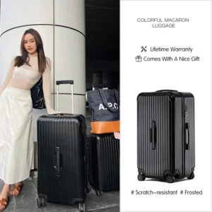 Glossy Large Capacity Trolley Luggage