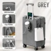 Cup Holder USB Charging Luggage