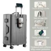 Aluminum Frame Combination Lock Luggage
