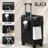 Cup Holder USB Charging Luggage