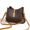 Women PU Leather Bucket Bag