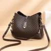 Women PU Leather Bucket Bag