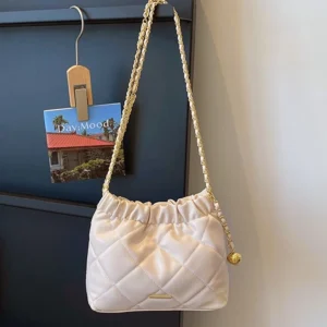Women Pleated Chain Shoulder Bag