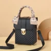 Women Plaid Square Crossbody Bag