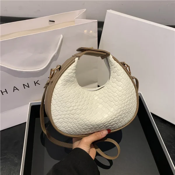 sg-11134201-7rd5f-lwpkxwk5f66y50.webp Women PU Leather Woven Sling Bag