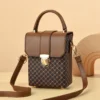 Women Plaid Square Crossbody Bag